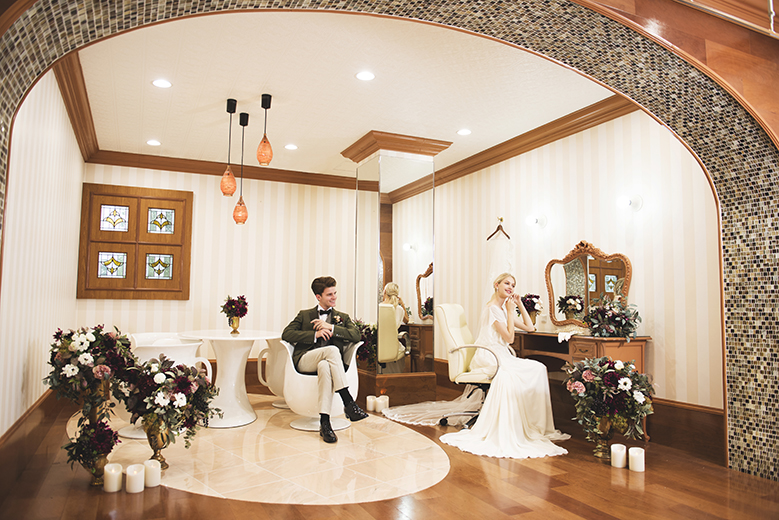 ご新郎新婦控え室