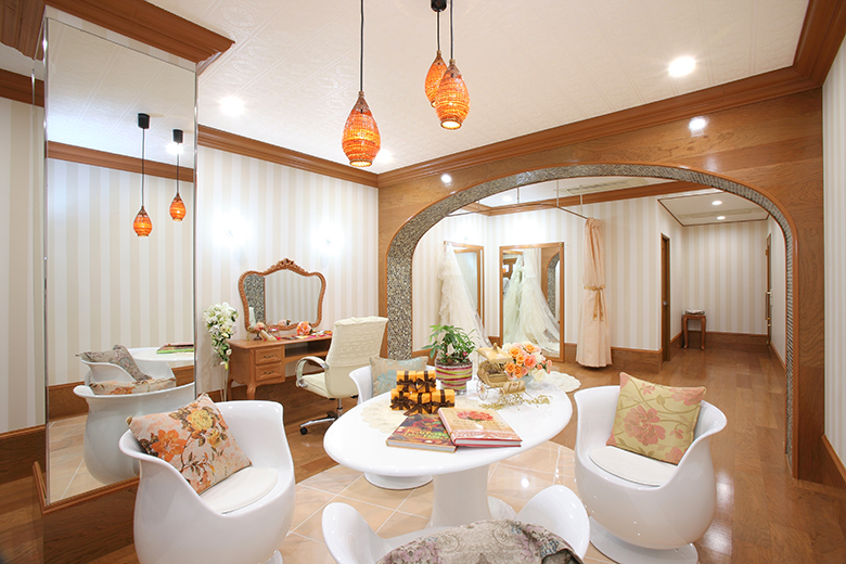 ご新郎新婦控え室