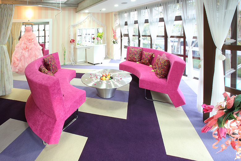 ご新郎新婦控え室