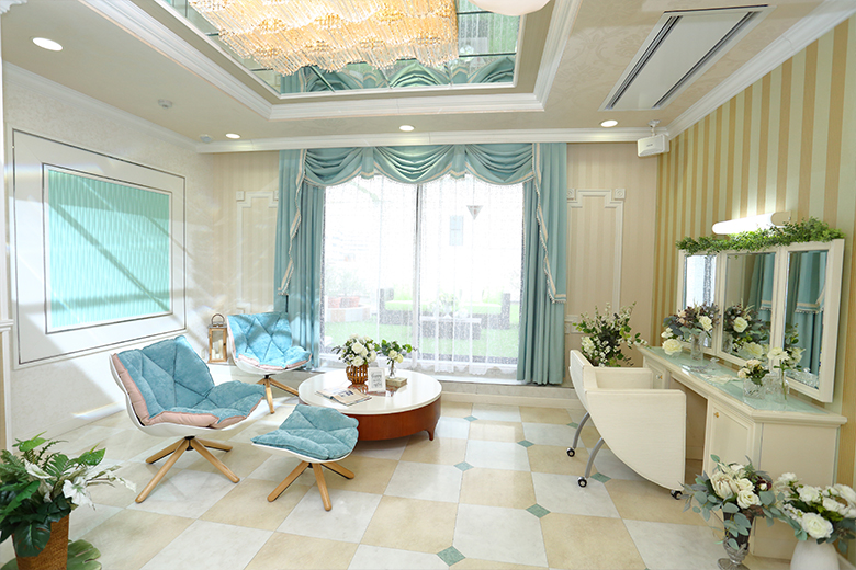 ご新郎新婦控え室